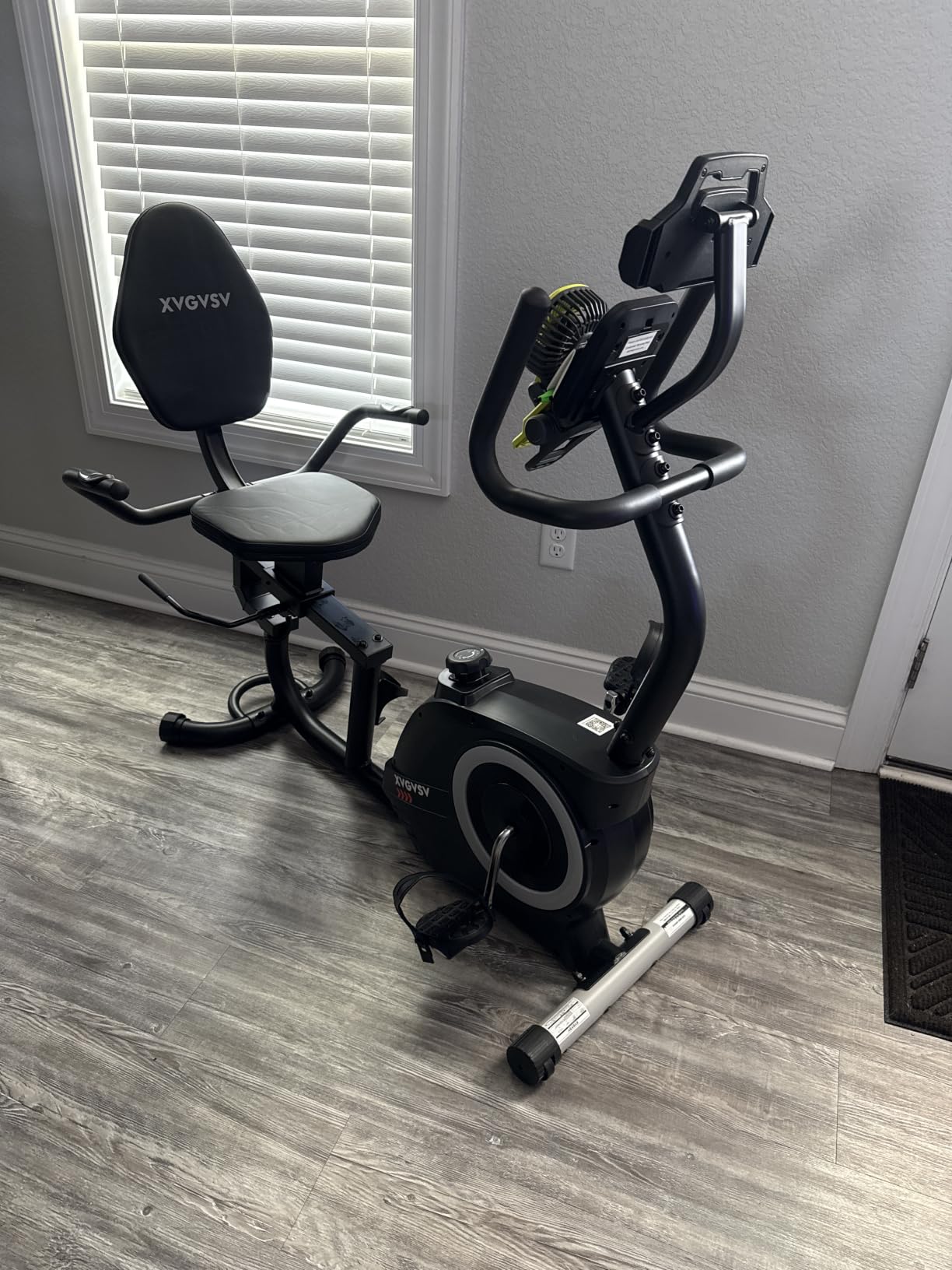 Recumbent Exercise Bike for Home, Recumbent Stationary Bikes for Seniors | Quiet Recumbent Bikes for Seniors & Adults, 16-Level Resistance, Adjustable Seat, Supports 400LB, Pulse Sensors & LCD Display customer photo 1