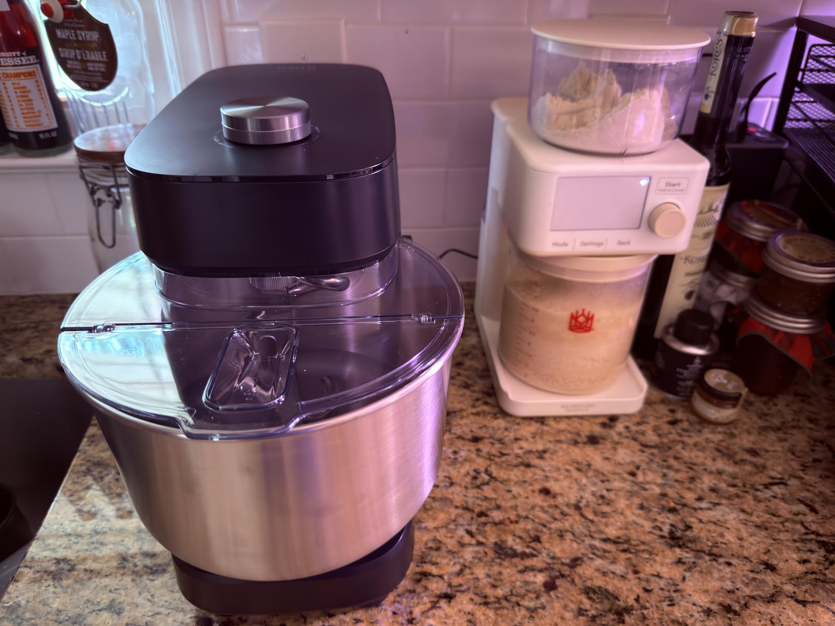 Ooni Halo Core Spiral Dough Mixer, 4.8 Qt Stand Mixer - Foundry Black, 20 Speed Settings, Dual High-Torque DC Motors, 300W, 5-Year Warranty customer photo 1