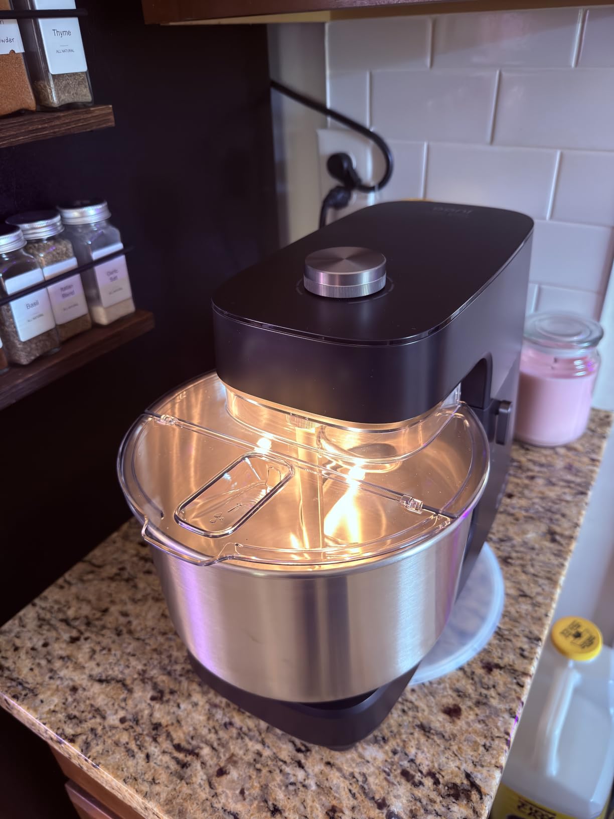 Ooni Halo Core Spiral Dough Mixer, 4.8 Qt Stand Mixer - Foundry Black, 20 Speed Settings, Dual High-Torque DC Motors, 300W, 5-Year Warranty customer photo 2