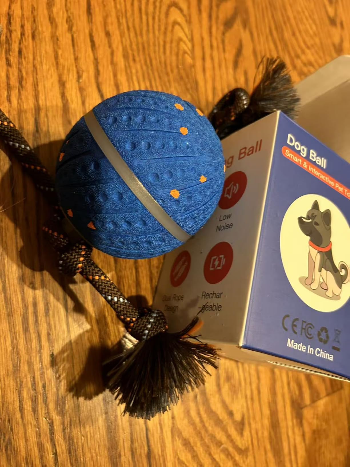 Smart Interactive Dog Toys Ball for Aggressive Chewers Medium Large,E-TPU customer photo 2