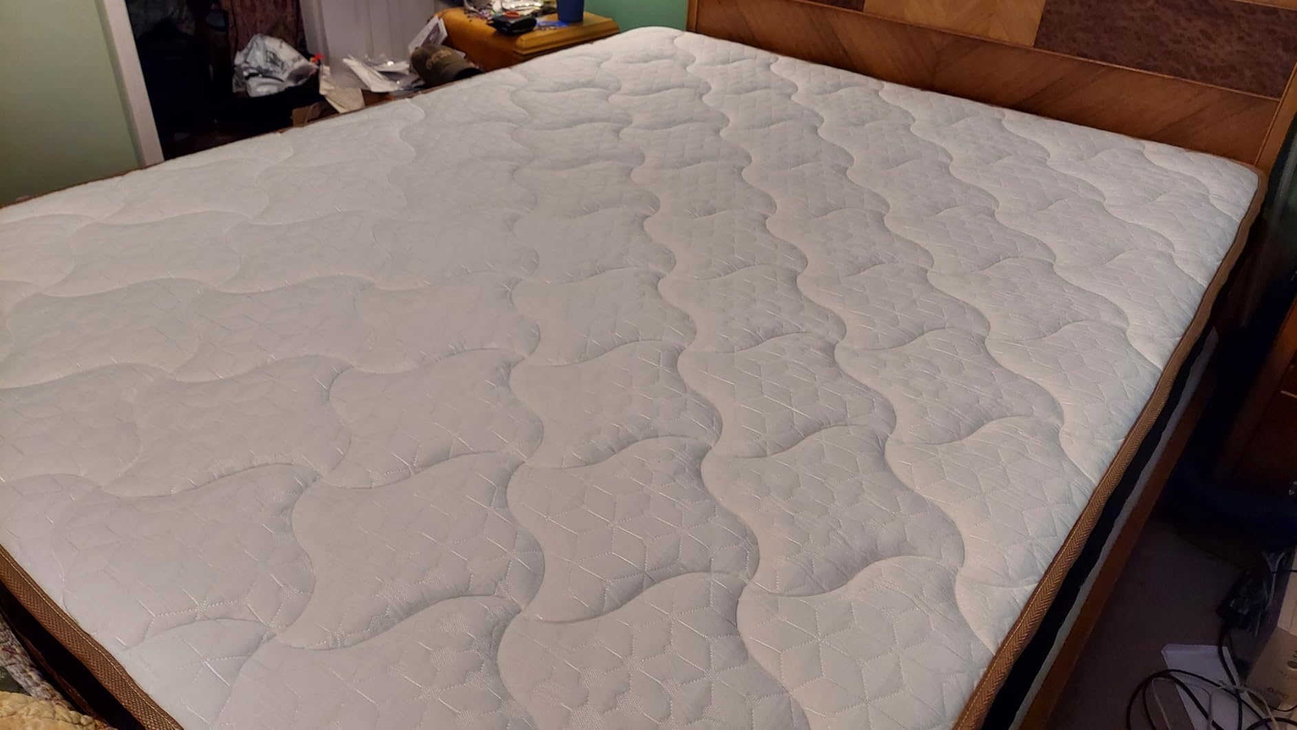 Firm King Mattress 14 Inch, Cooling Hybrid Bed in a Box, CertiPUR-US | Zones Individual Pocket Spring, Extra Hip/Shoulder/Lumbar Support, Fiberglass-Free, 365-Night Trial customer photo 1