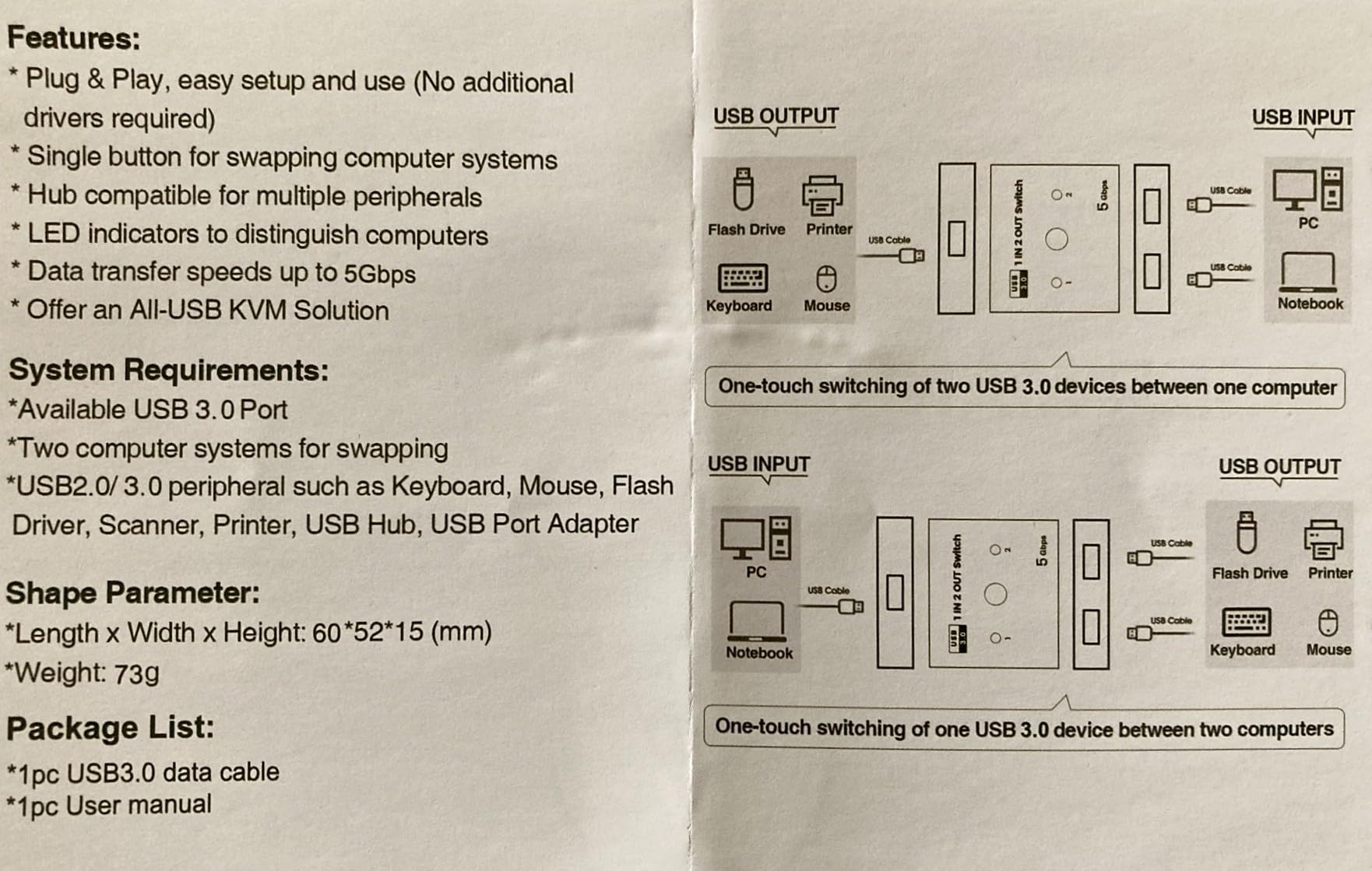 USB C KVM Switch 2 Monitors 1 Desktop and 1 Laptop, Dual Monitor KVM Switch Docking Station customer photo 1