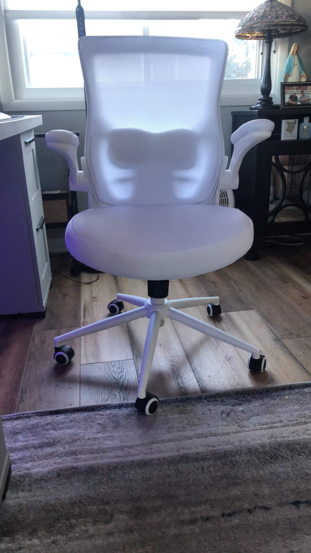 CYKOV Ergonomic Office Chair with Footrest, Reclining Mesh Back, 350 Lbs customer photo 2