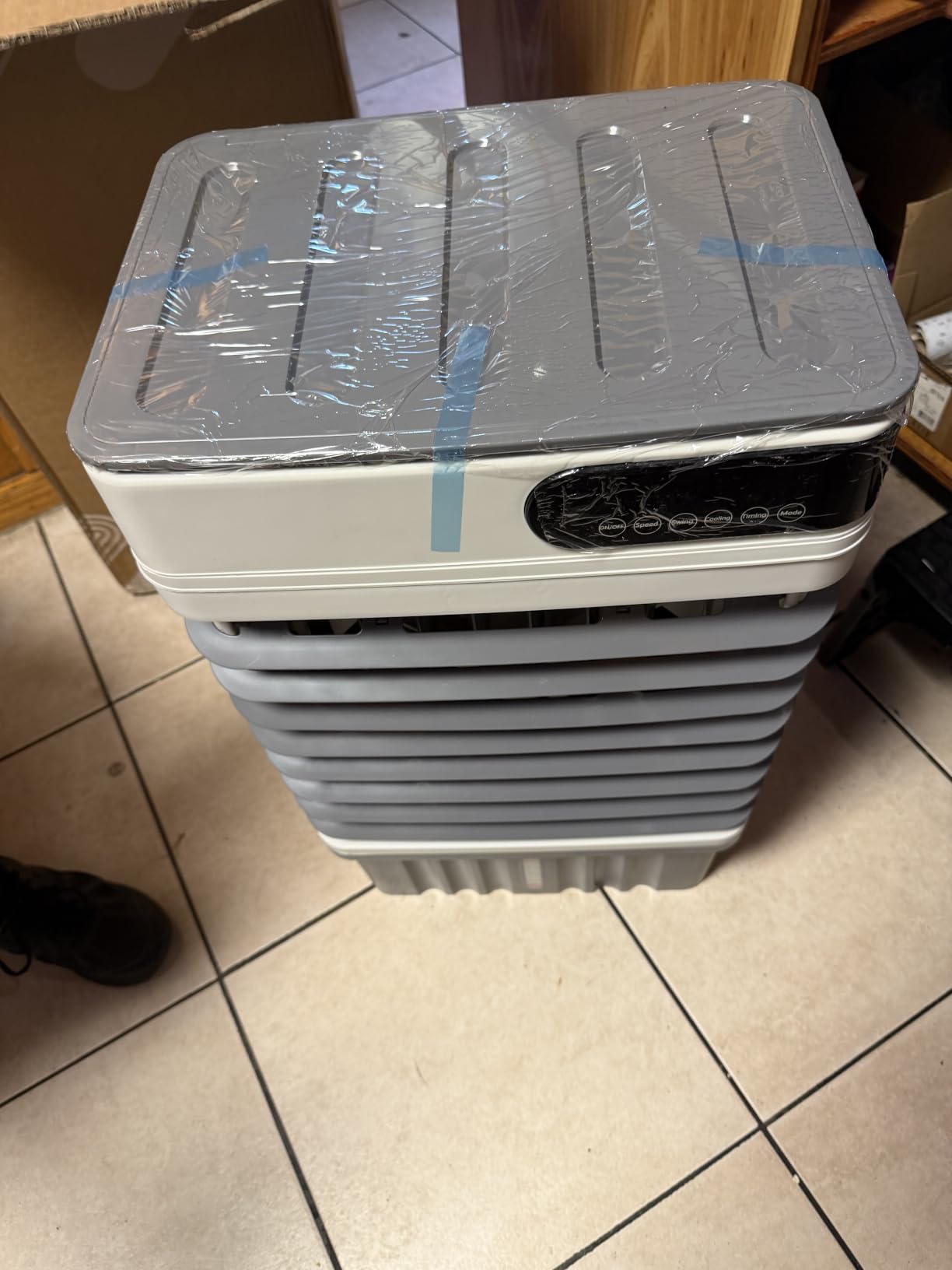 2600CFM Swamp Cooler, 4-IN-1 Evaporative Air Conditioners With 8.5 Gal Water Tank, 4 Ice Packs, Remote, 12H Timer, 120°Oscillation, 36