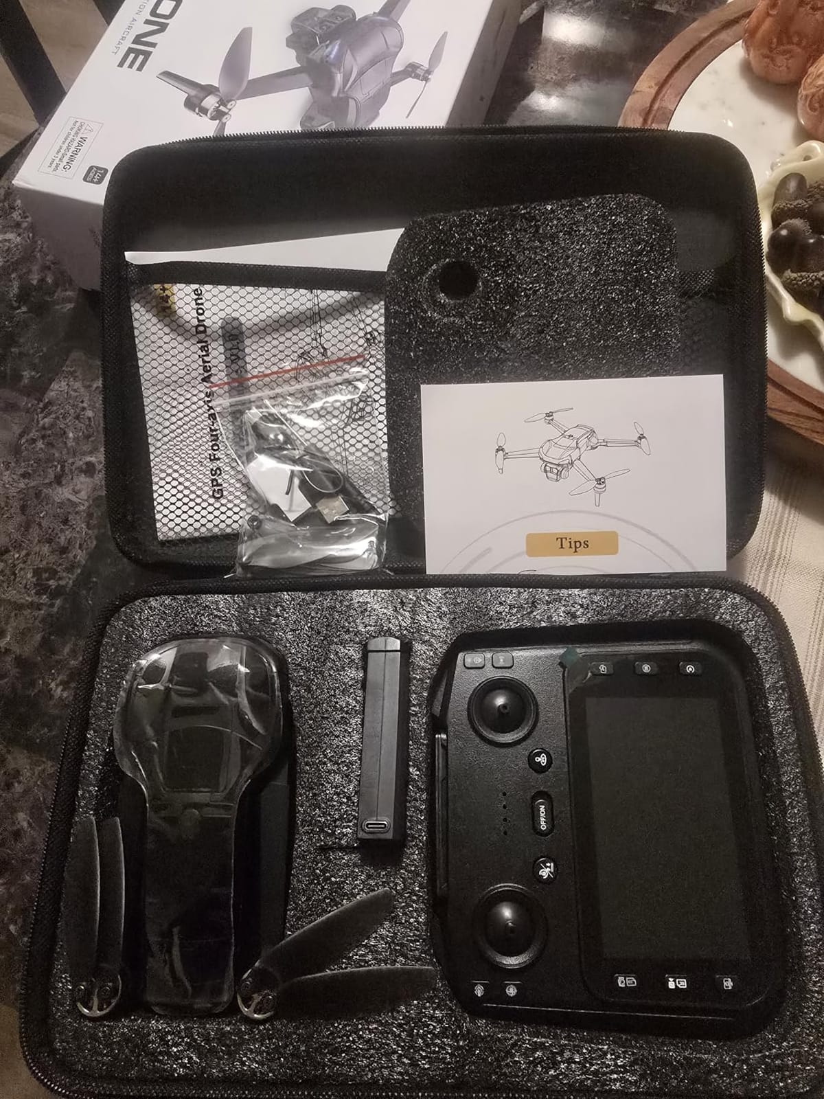 GPS Drone with 4K Camera for Adults, RC Foldable Quadcopter with 4.5