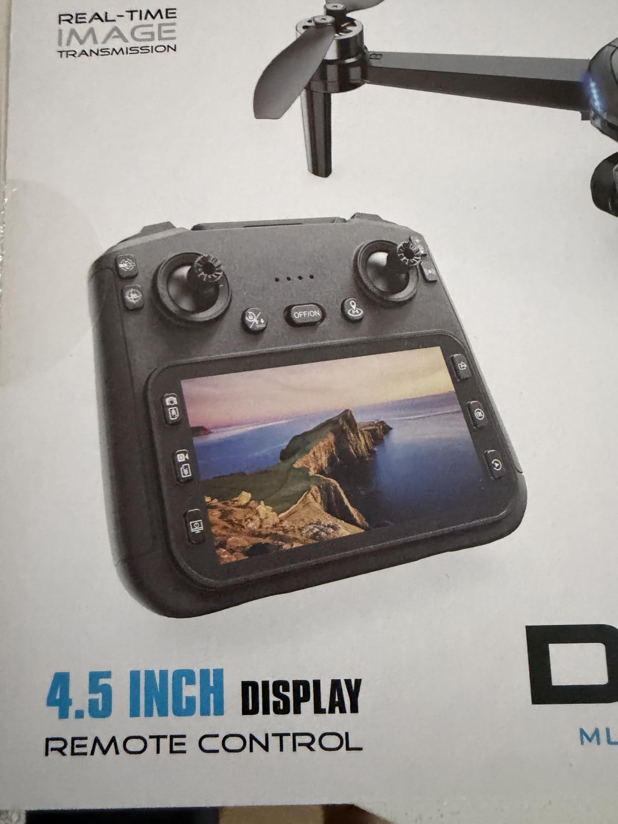 GPS Drone with 4K Camera for Adults, RC Foldable Quadcopter with 4.5