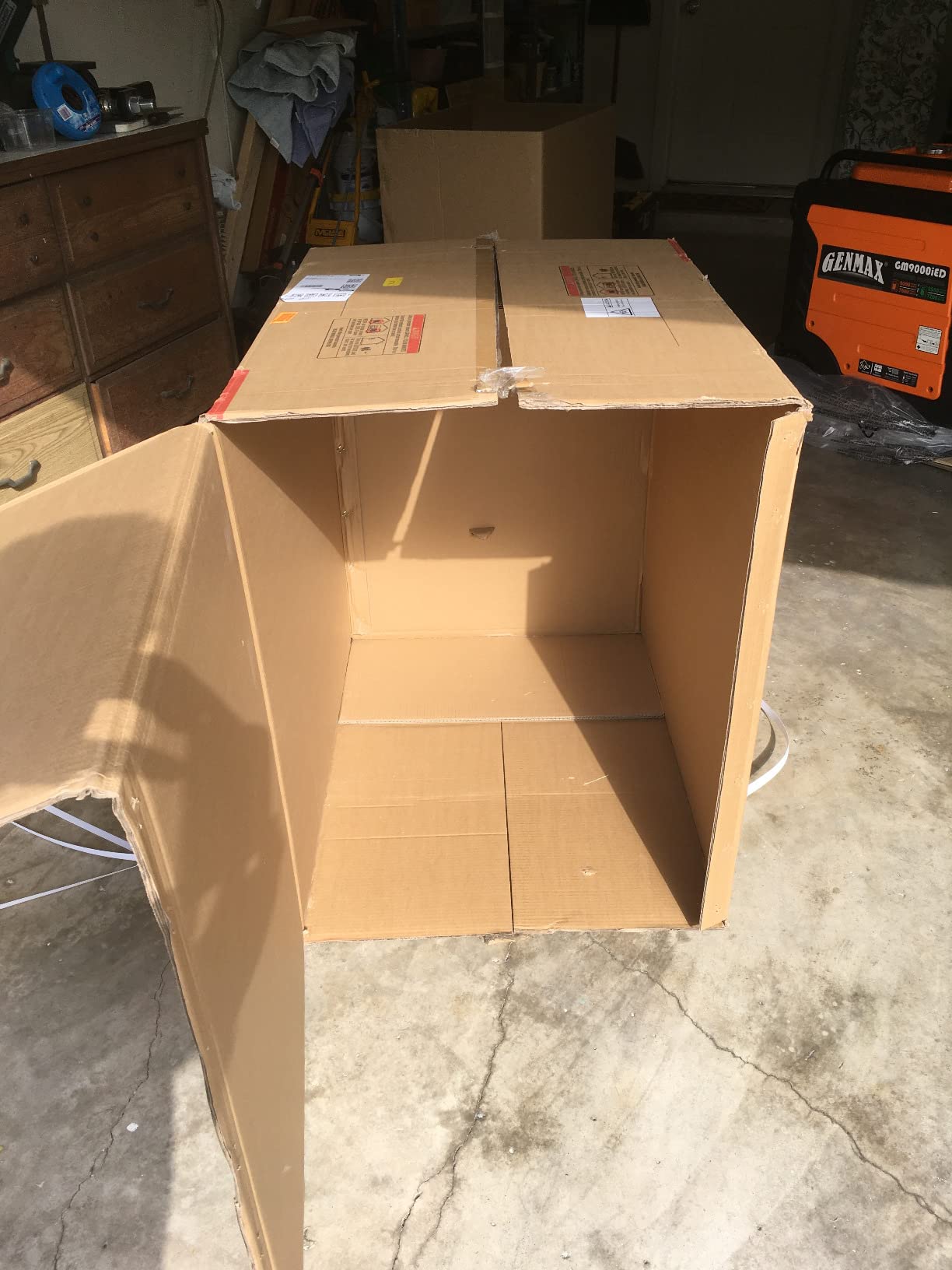 GENMAX 15000W Tri-Fuel Portable Generator - 2025 Model with ATS, CO Sensor, Digital Display & 50A Output Perfect for Home Backup, Construction Sites & Emergency Power (GM15000ET) customer photo 1