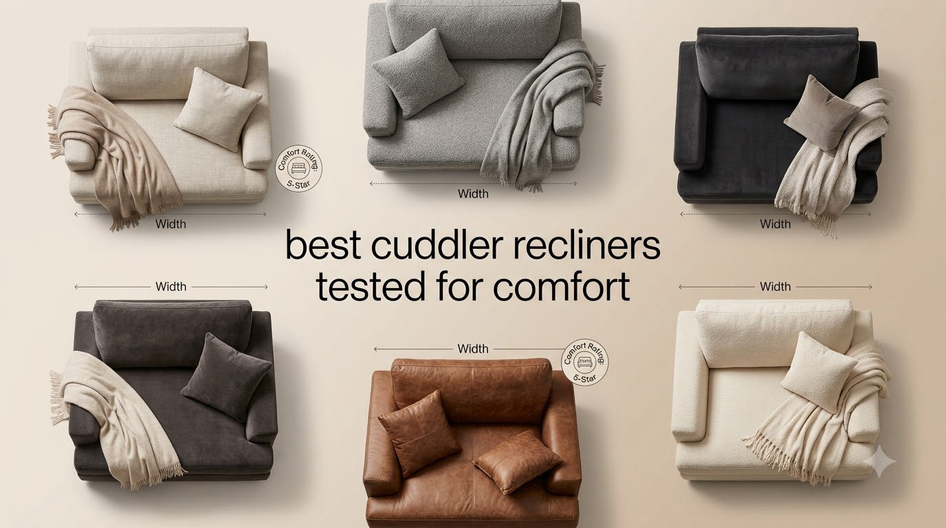 best cuddler recliners tested for comfort