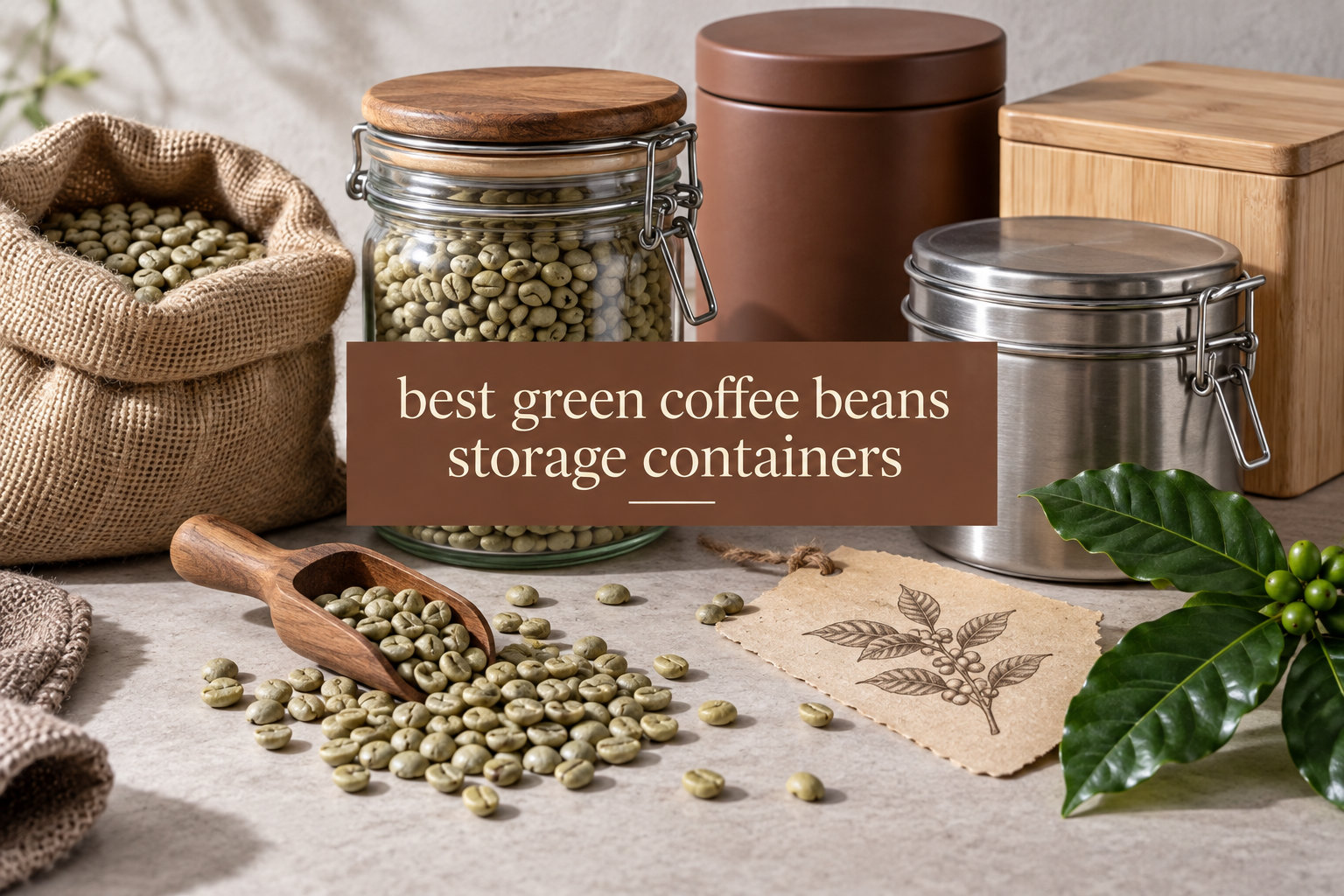 best green coffee beans storage containers