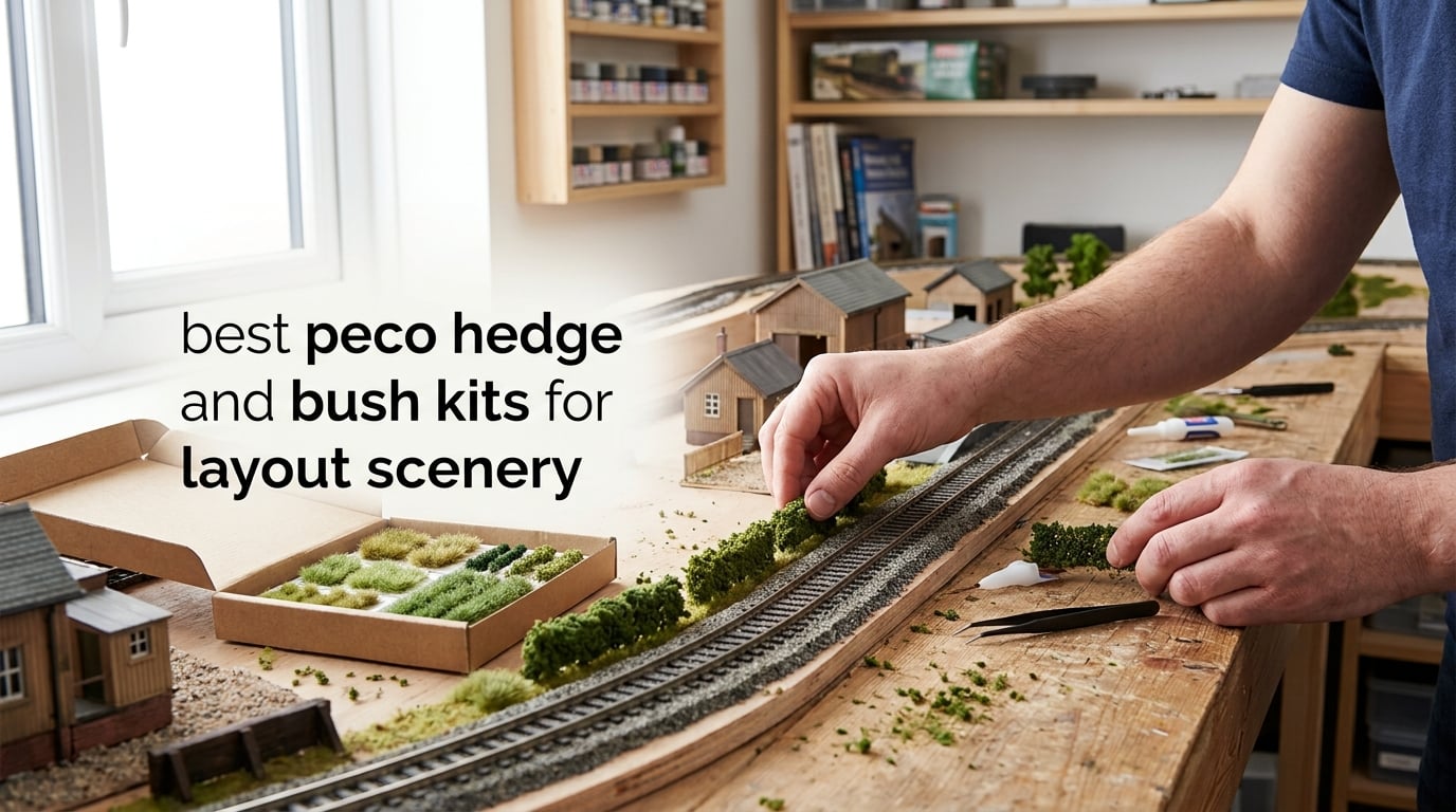 best peco hedge and bush kits for layout scenery