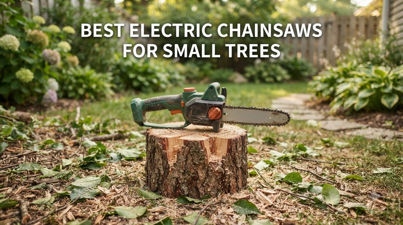 best electric chainsaws for small trees