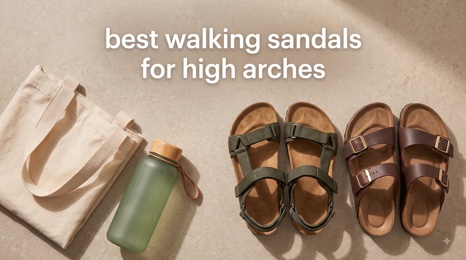 best walking sandals for high arches