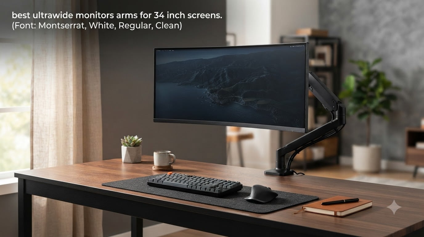 best ultrawide monitors arms for 34 inch screens