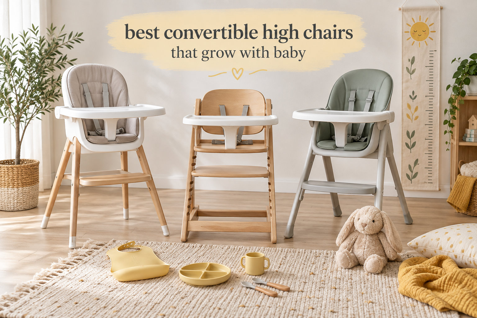 best convertible high chairs that grow with baby