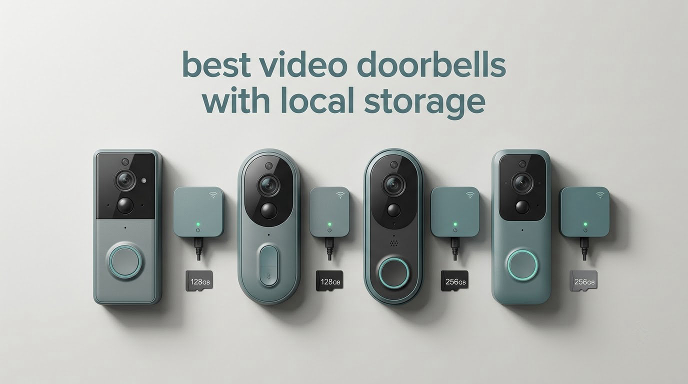 best video doorbells with local storage