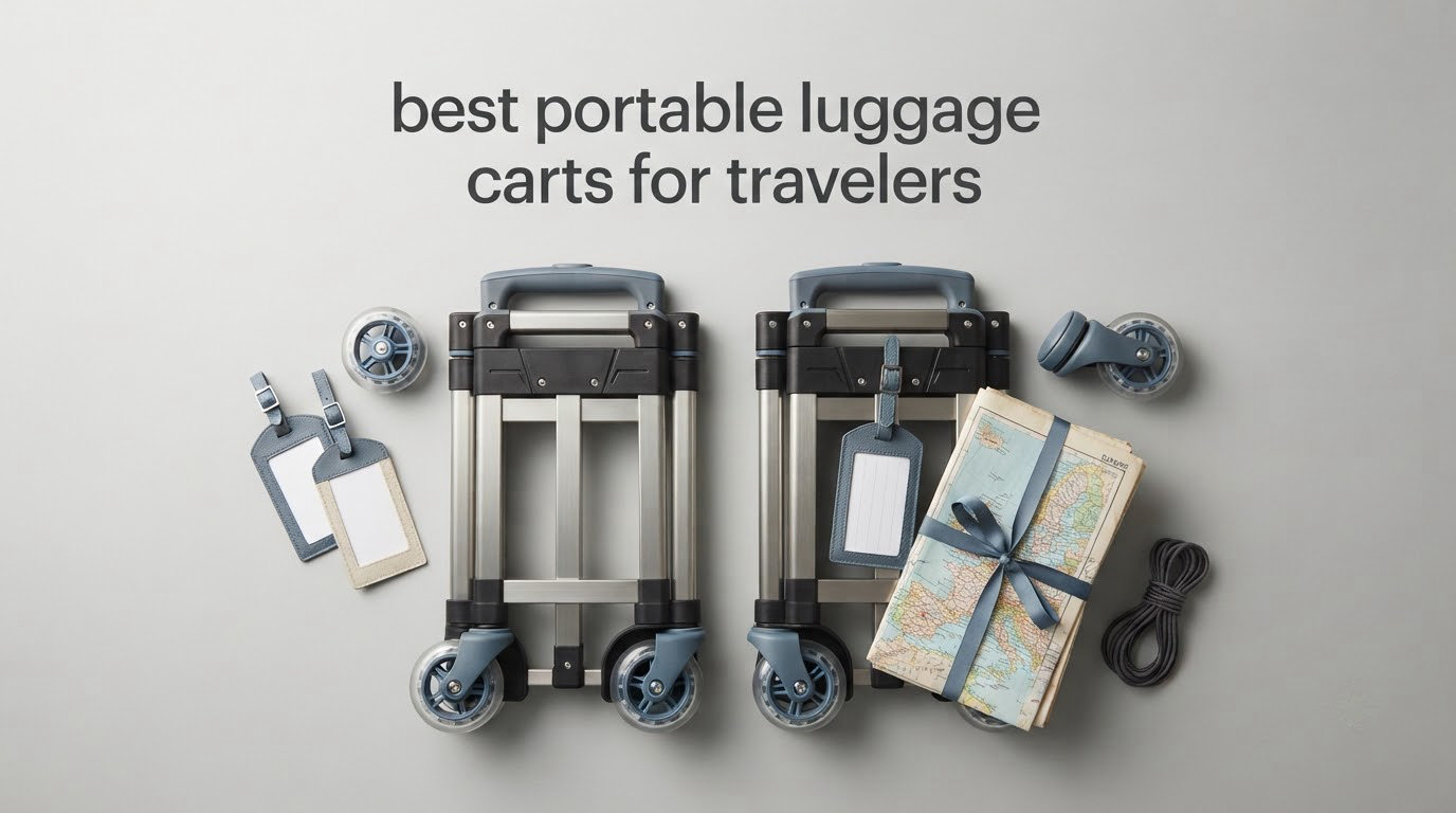 best portable luggage carts for travelers