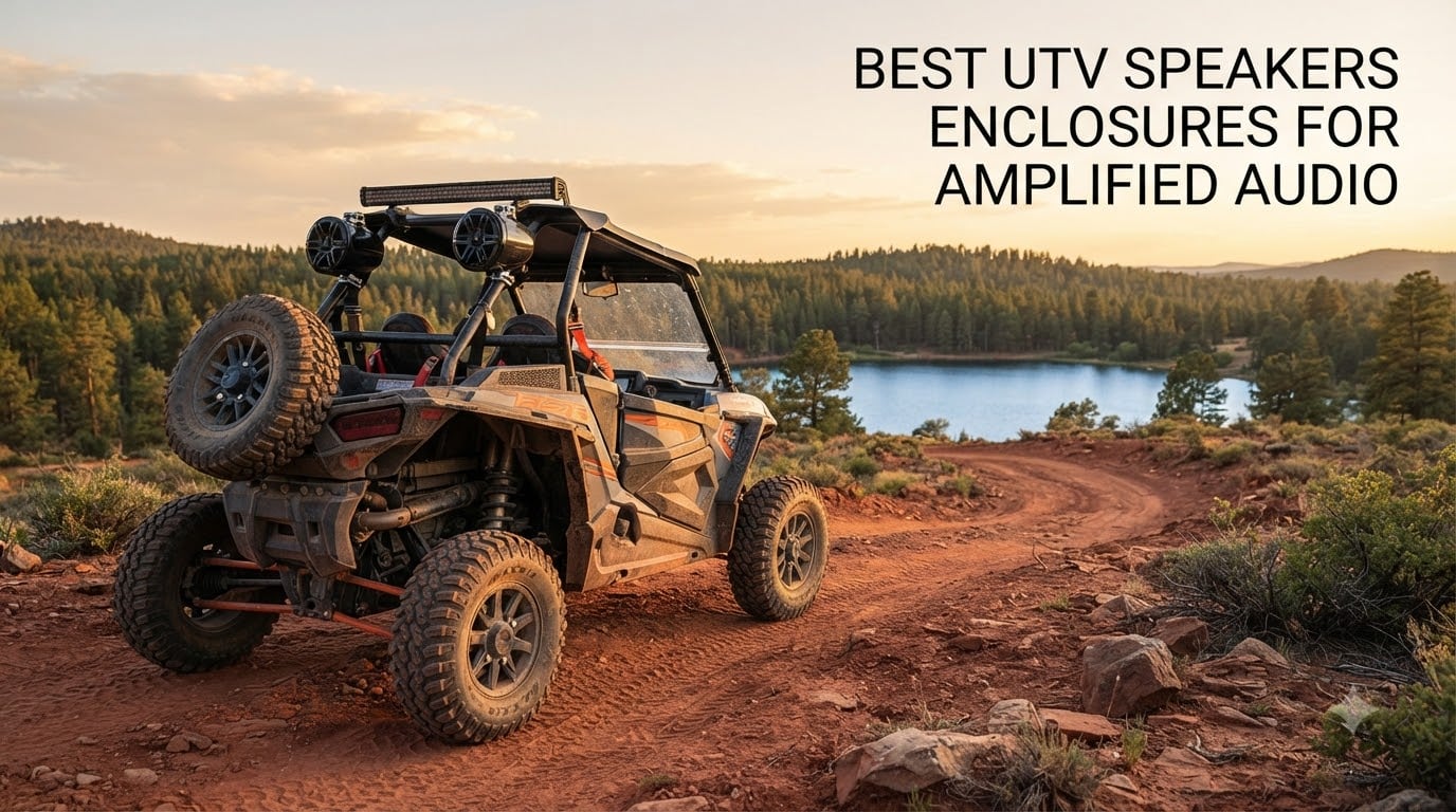 best utv speakers enclosures for amplified audio