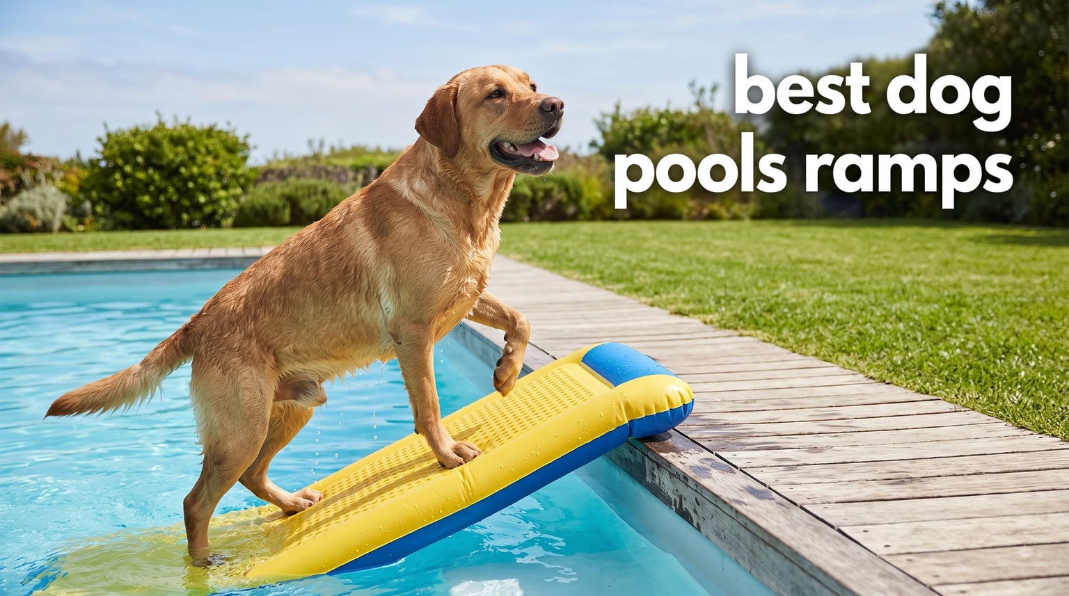 best dog pools ramps