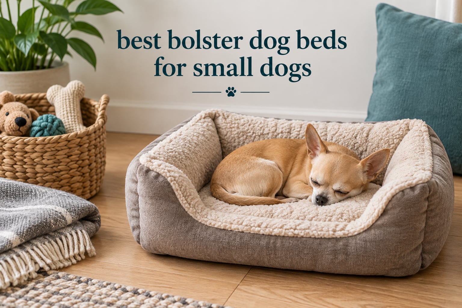 best bolster dog beds for small dogs