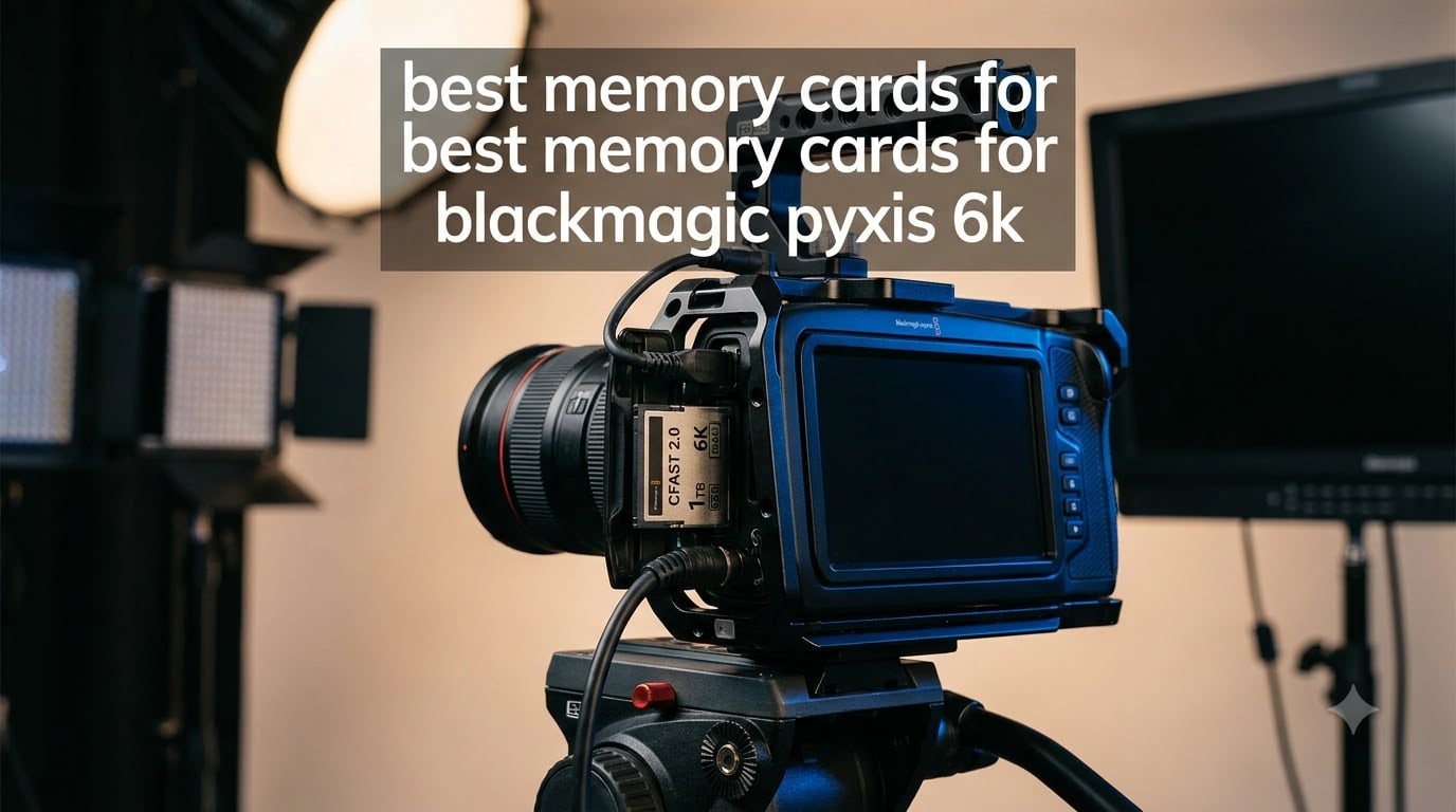 best memory cards for blackmagic pyxis 6k