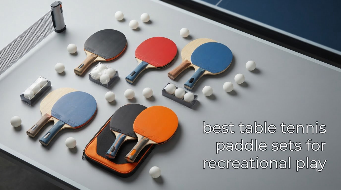 best table tennis paddle sets for recreational play