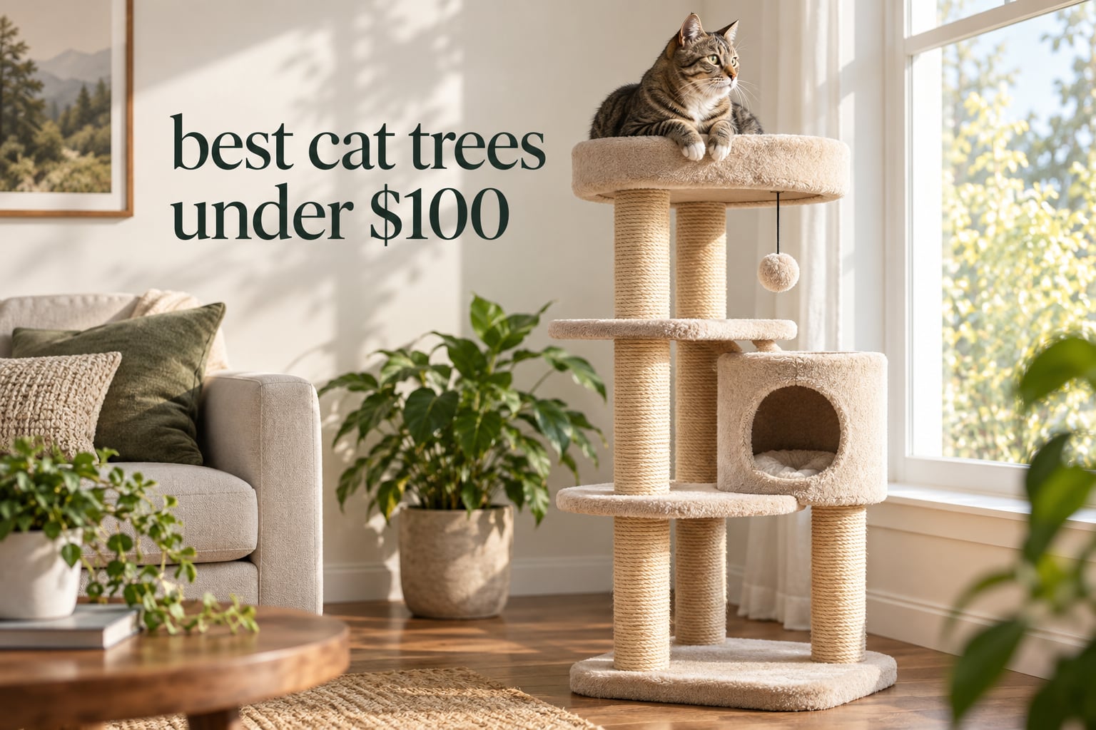 best cat trees under $100
