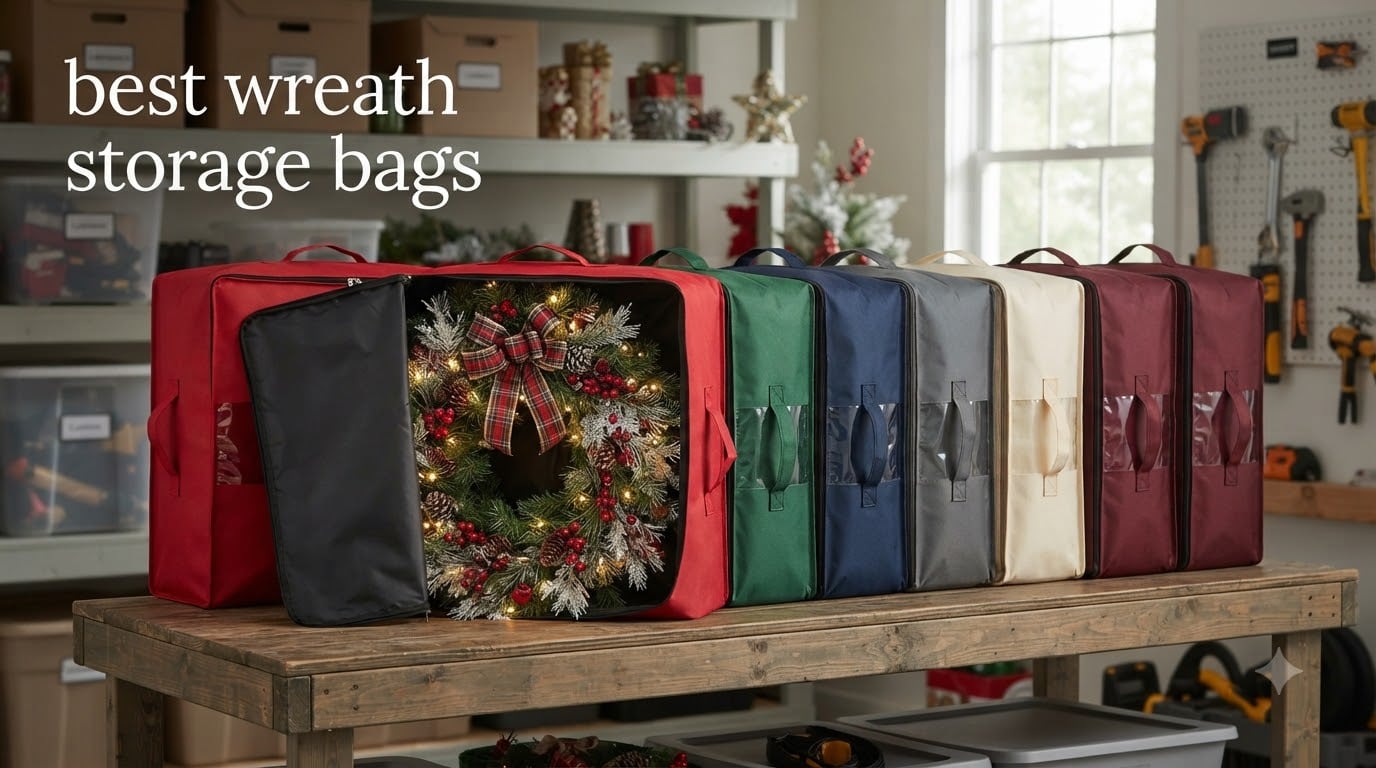 best wreath storage bags