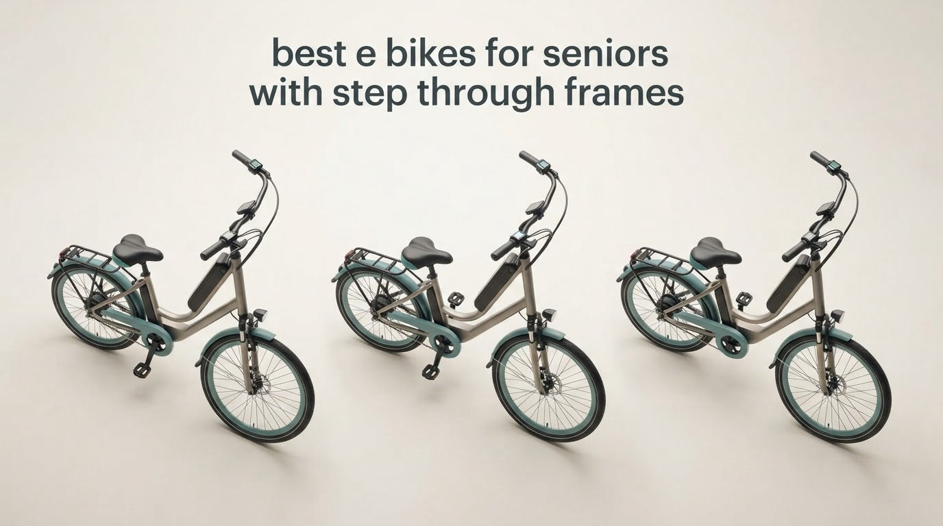 best e bikes for seniors with step through frames
