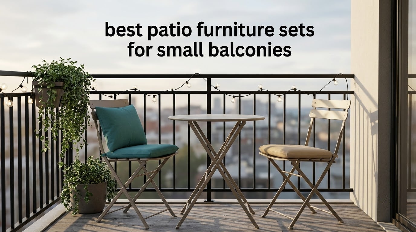 best patio furniture sets for small balconies
