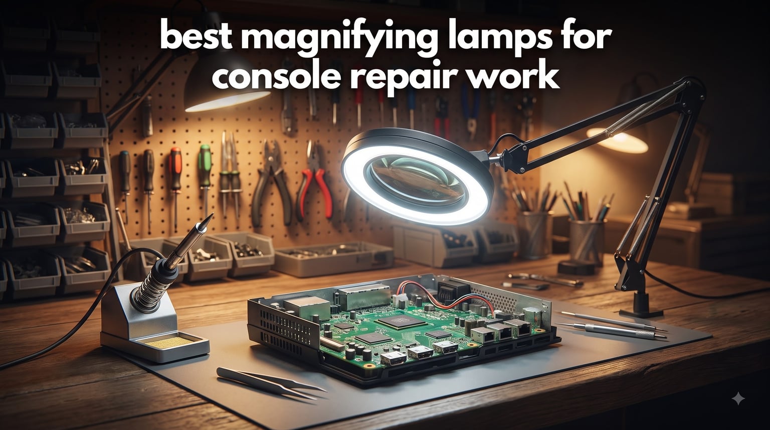 best magnifying lamps for console repair work