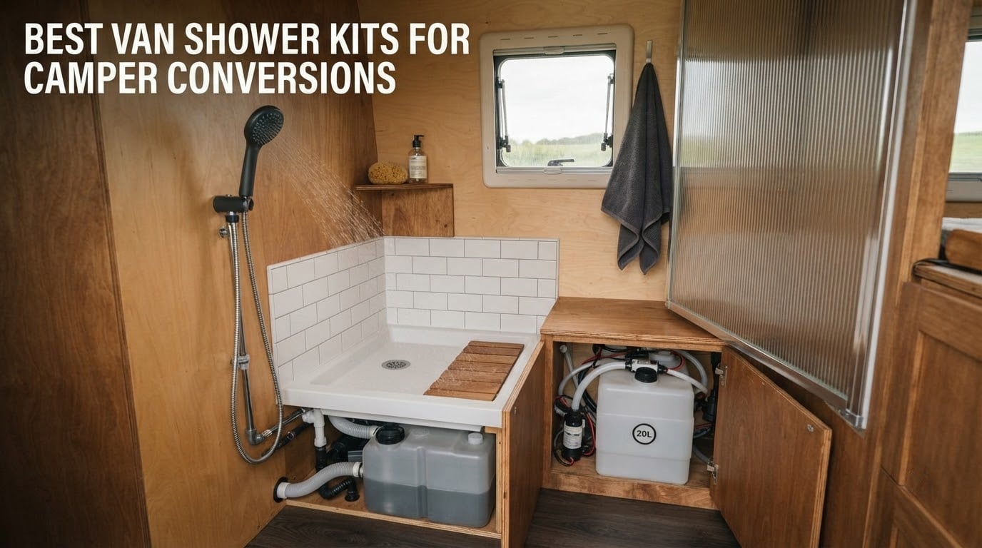 best van shower kits for camper conversions