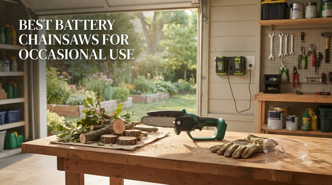 best battery chainsaws for occasional use