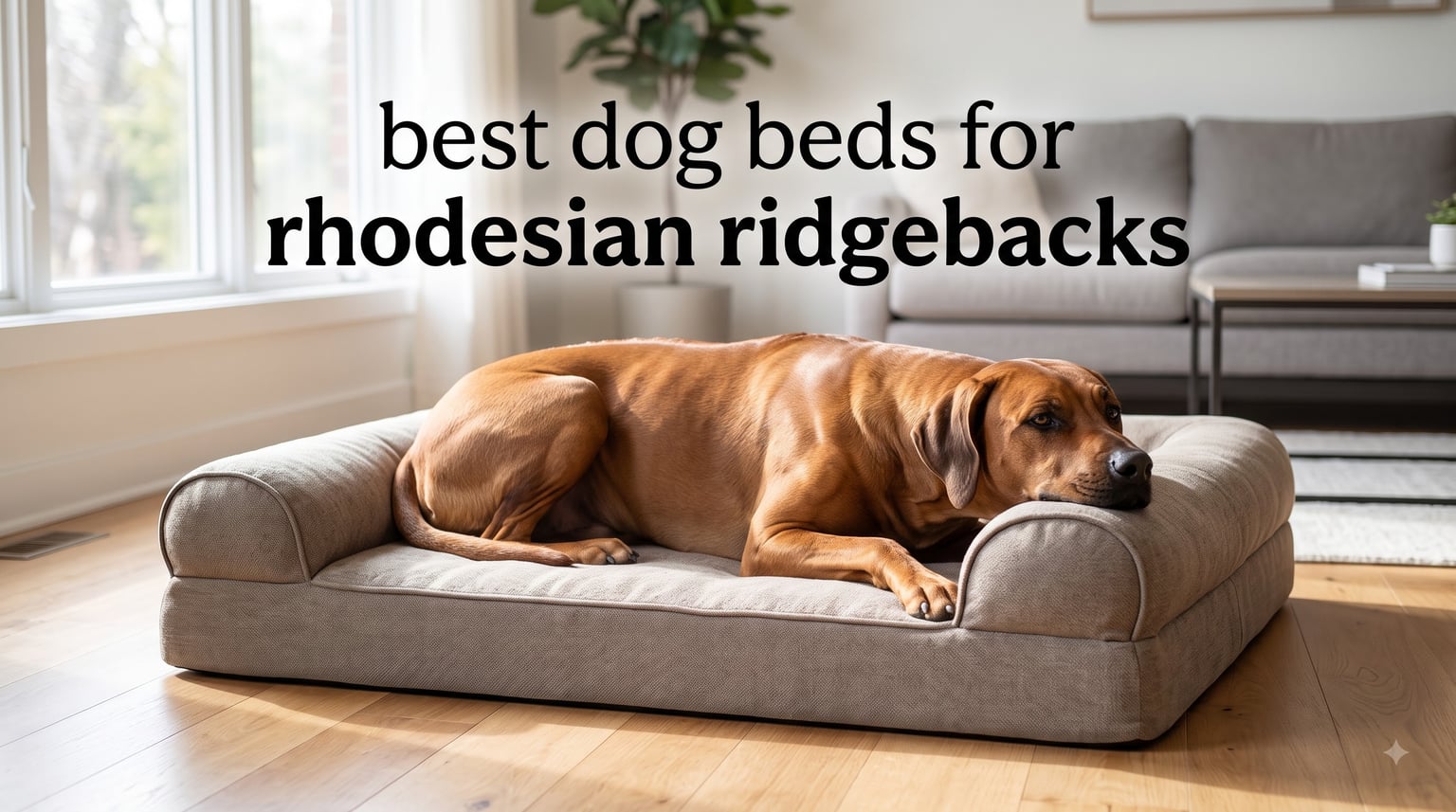 best dog beds for rhodesian ridgebacks