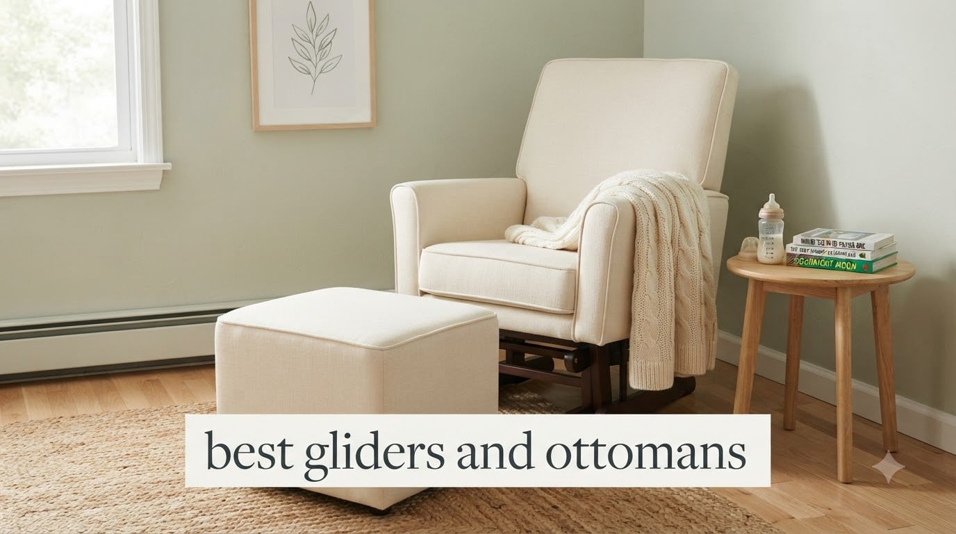 best gliders and ottomans