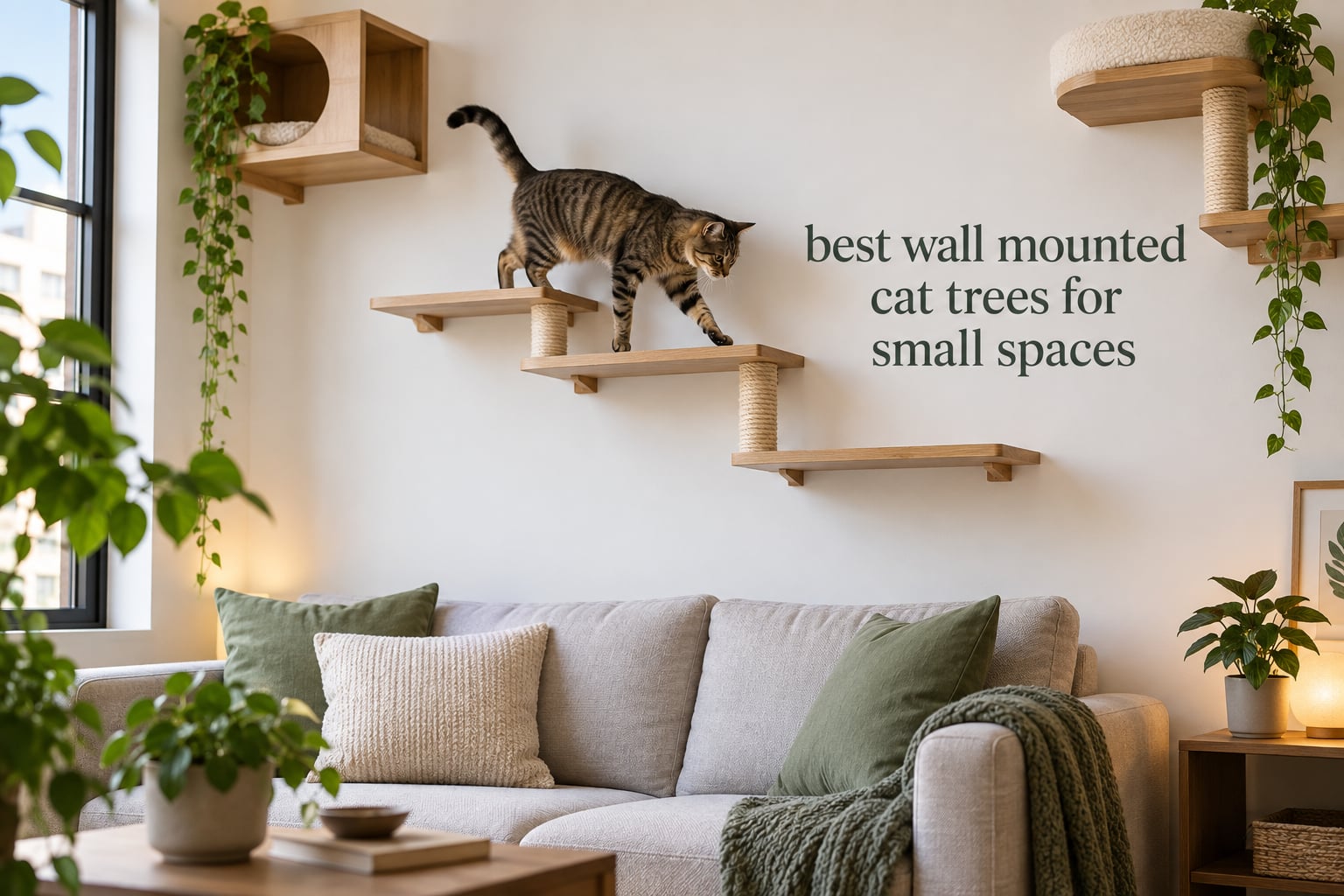 best wall mounted cat trees for small spaces