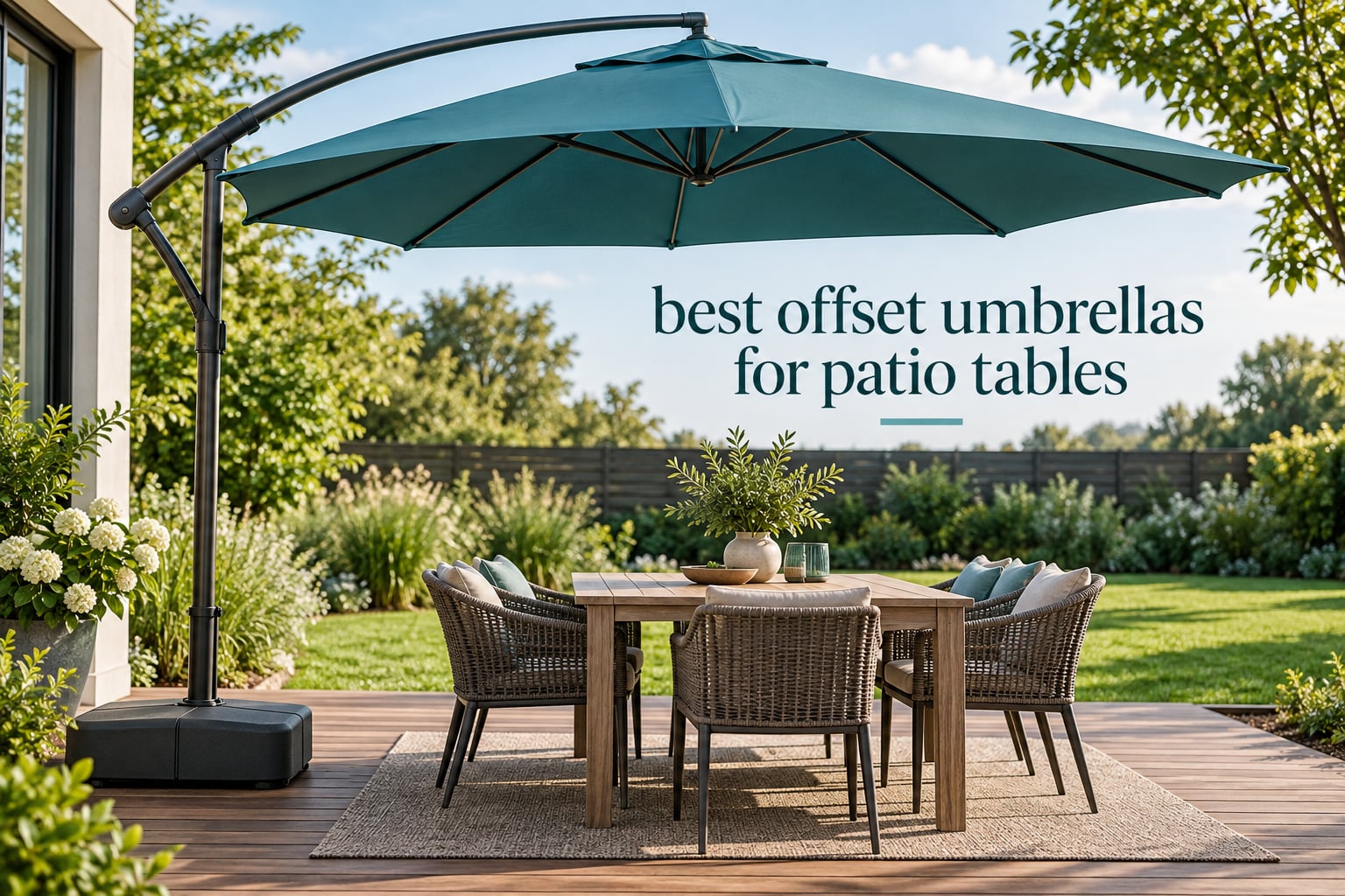best offset umbrellas for patio tables