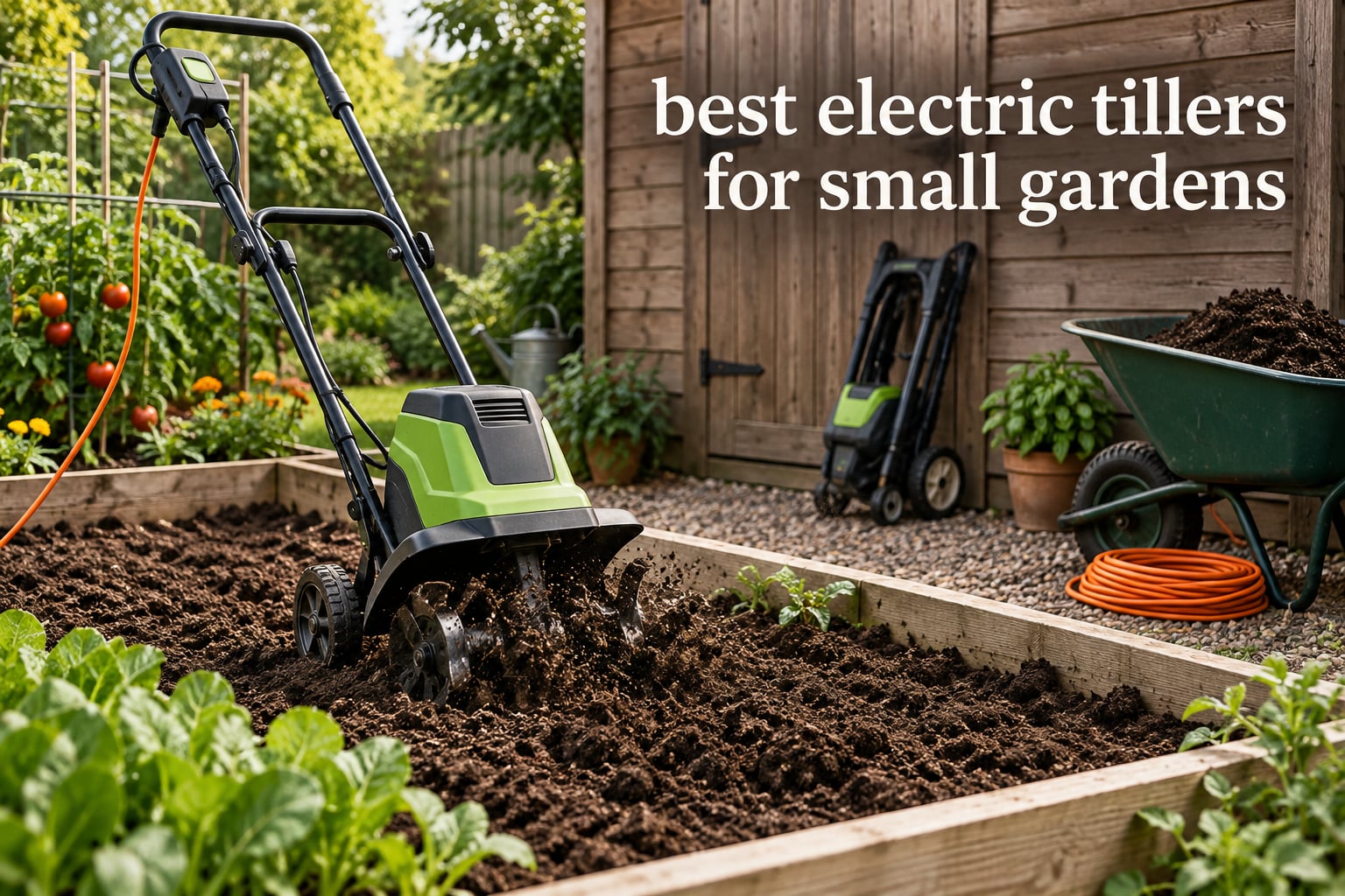 best electric tillers for small gardens