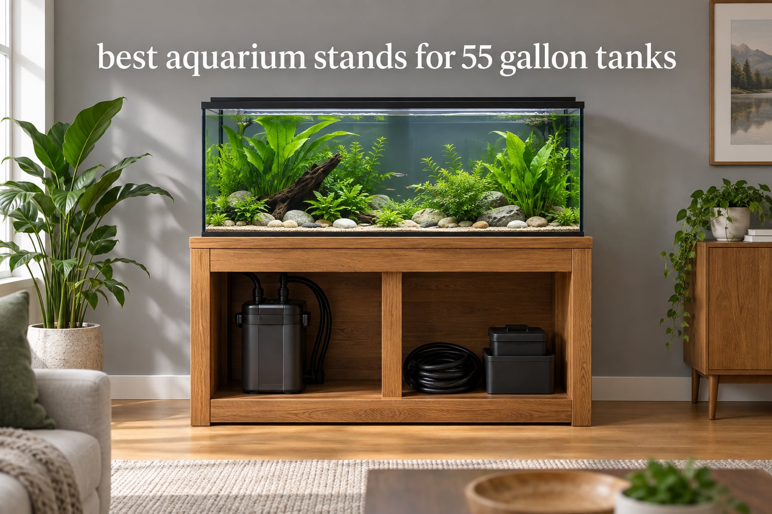 best aquarium stands for 55 gallon tanks