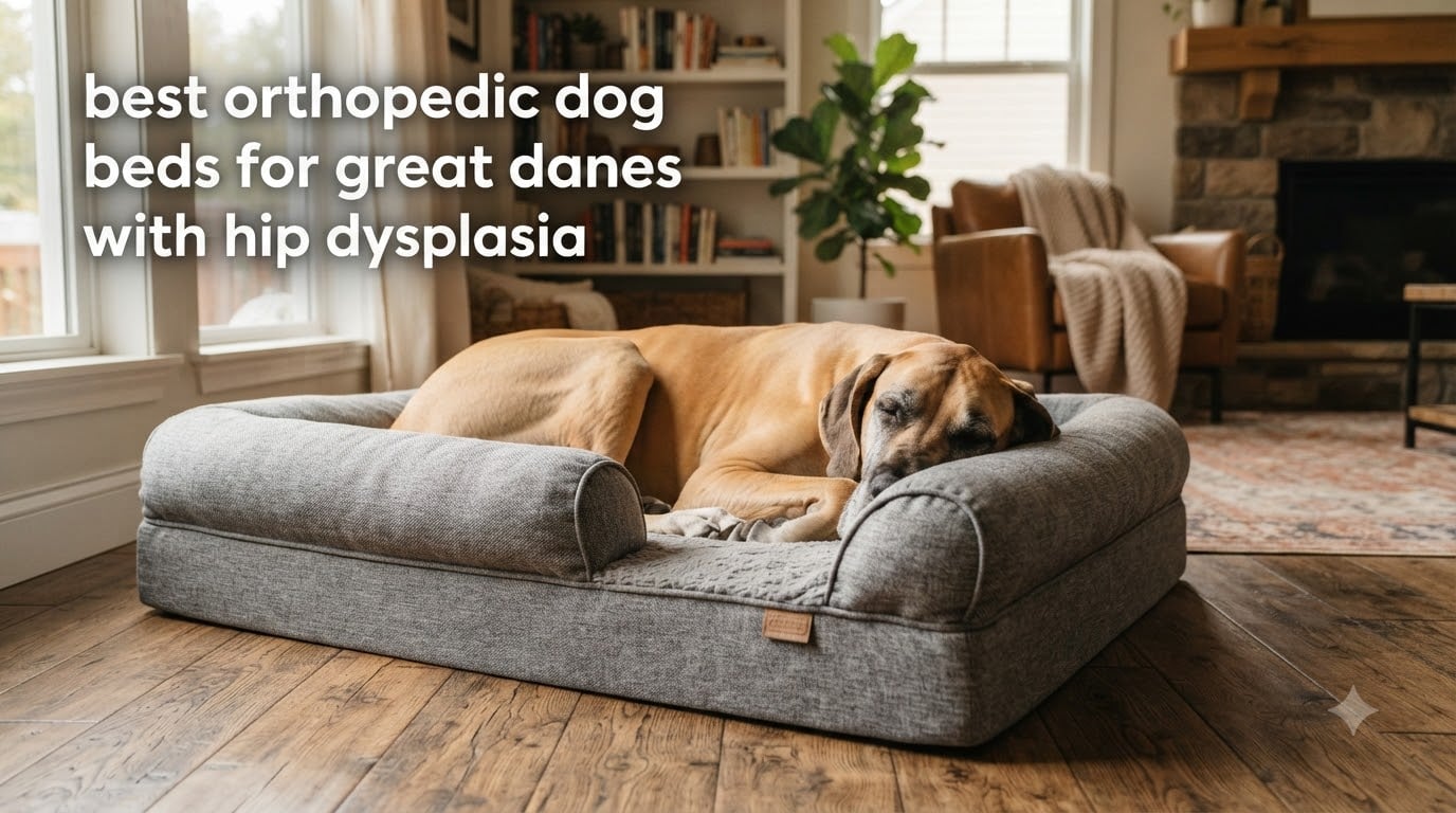best orthopedic dog beds for great danes with hip dysplasia