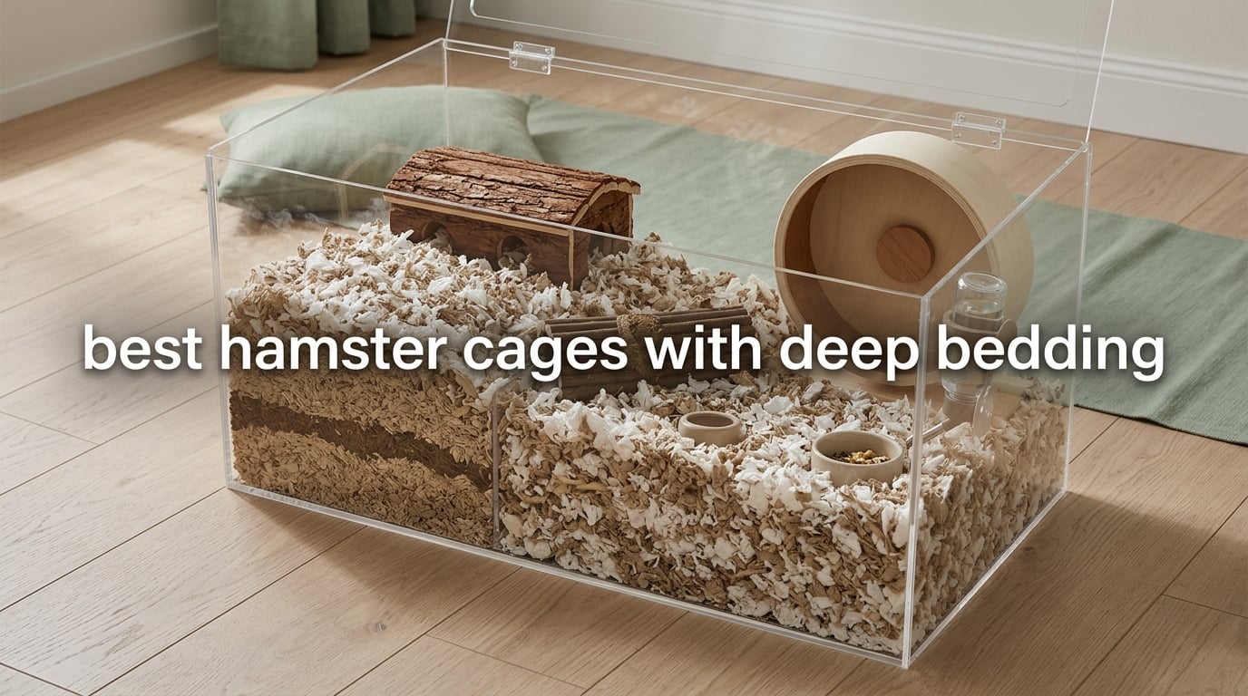best hamster cages with deep bedding