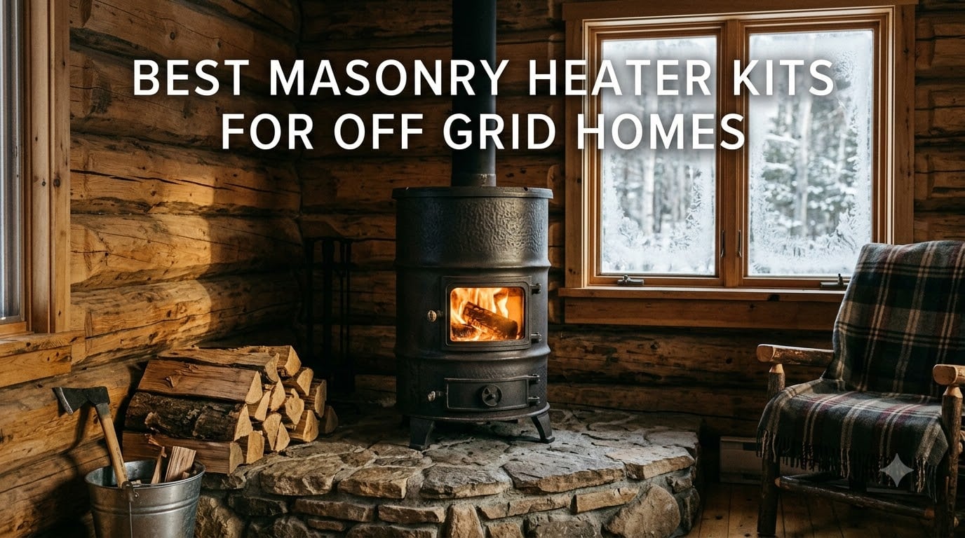 best masonry heater kits for off grid homes