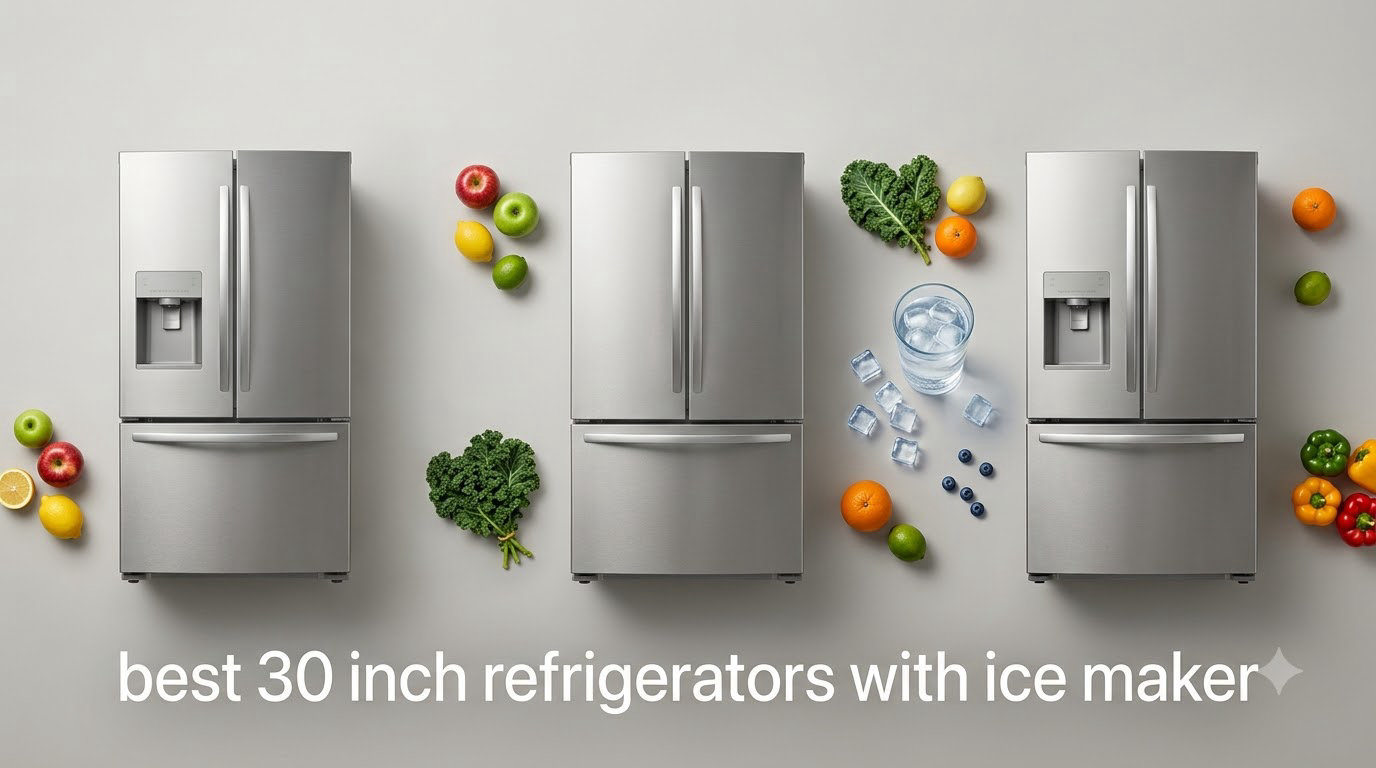 best 30 inch refrigerators with ice maker