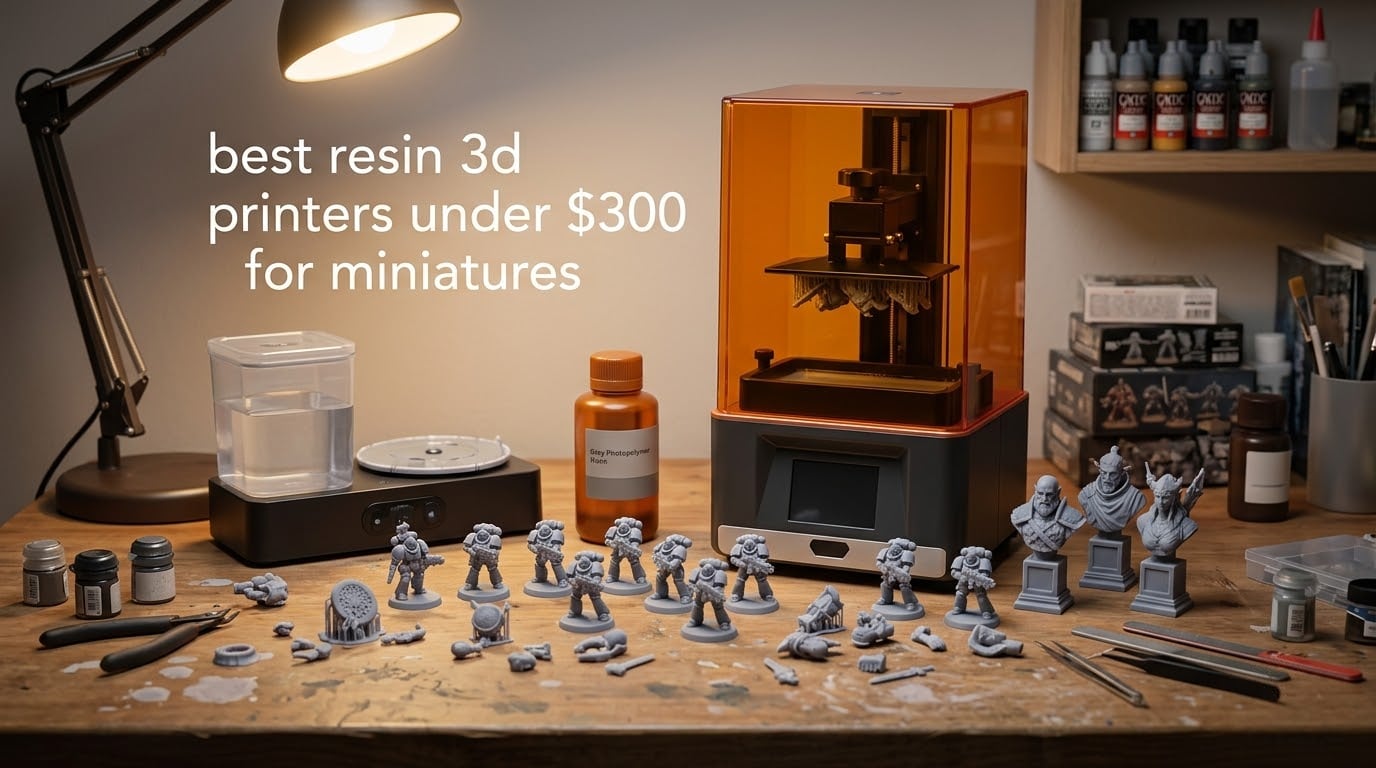 best resin 3d printers under $300 for miniatures