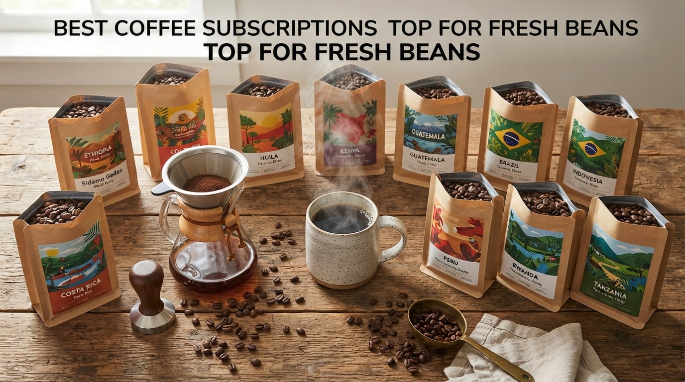 best coffee subscriptions top for fresh beans