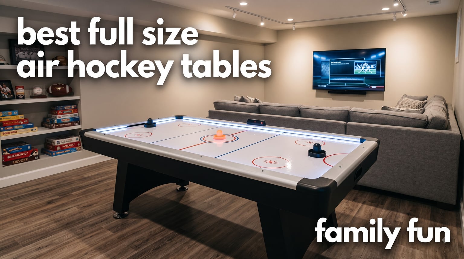 best full size air hockey tables family fun