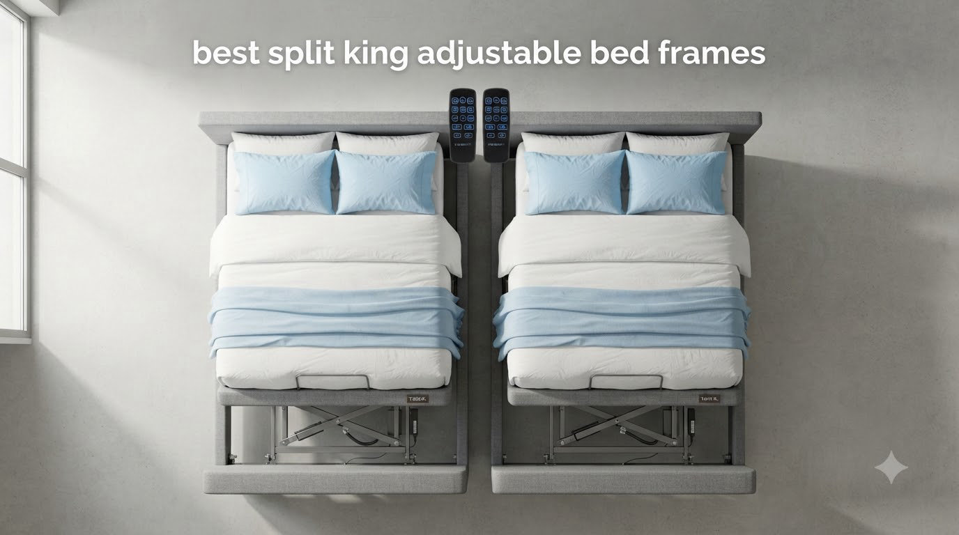 best split king adjustable bed frames