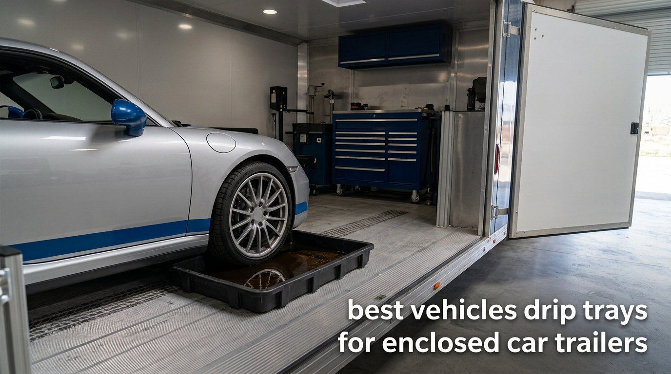 best vehicles drip trays for enclosed car trailers