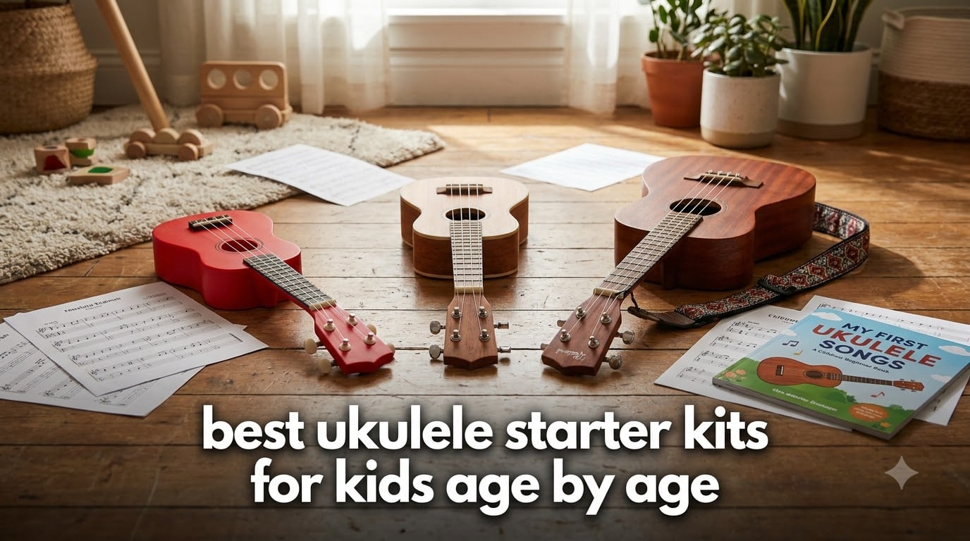 best ukulele starter kits for kids age by age