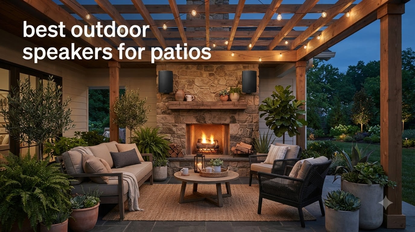 best outdoor speakers for patios