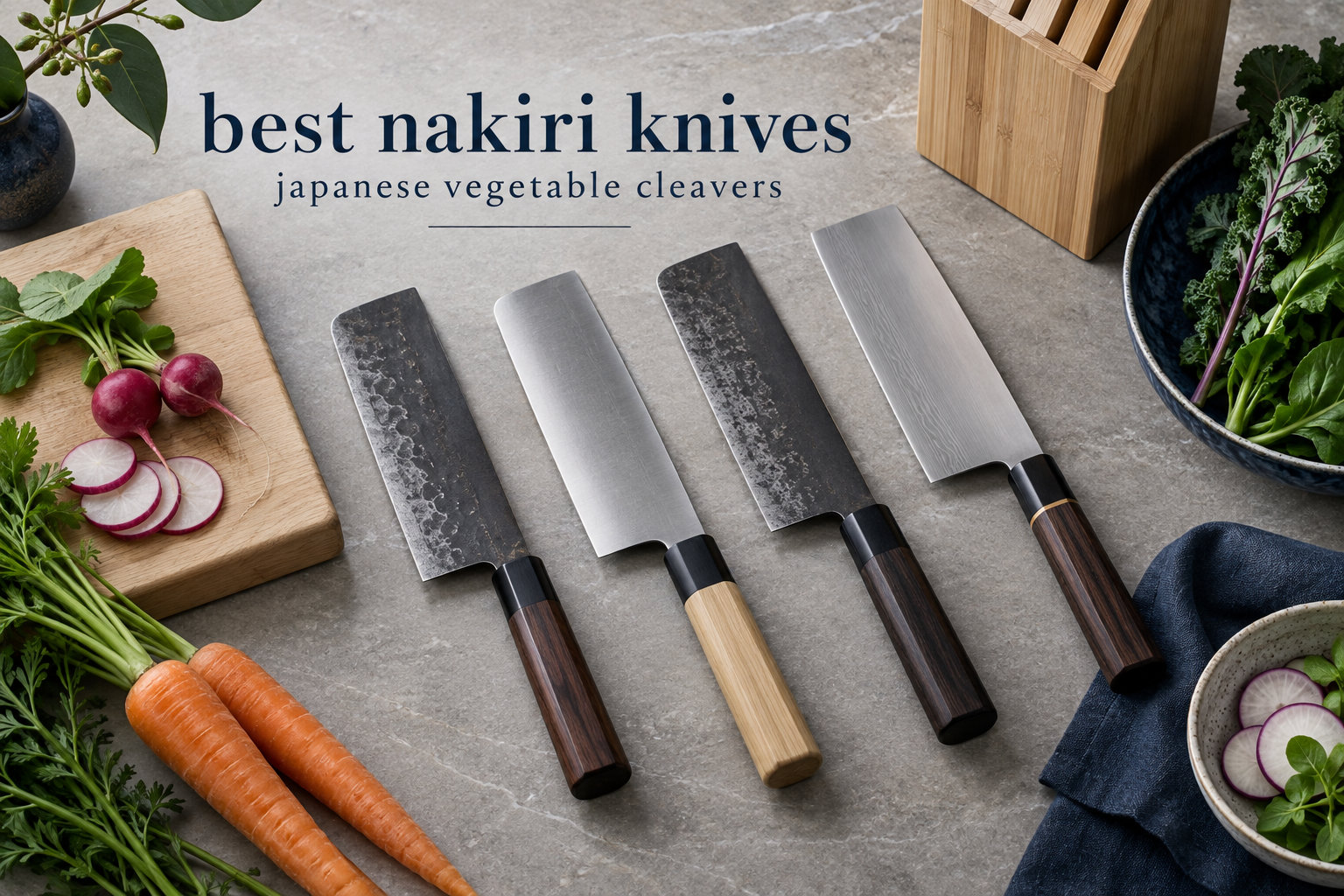 best nakiri knives japanese vegetable cleavers